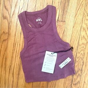 Madewell MWL Ribbed Crop Tank, XS, NWT